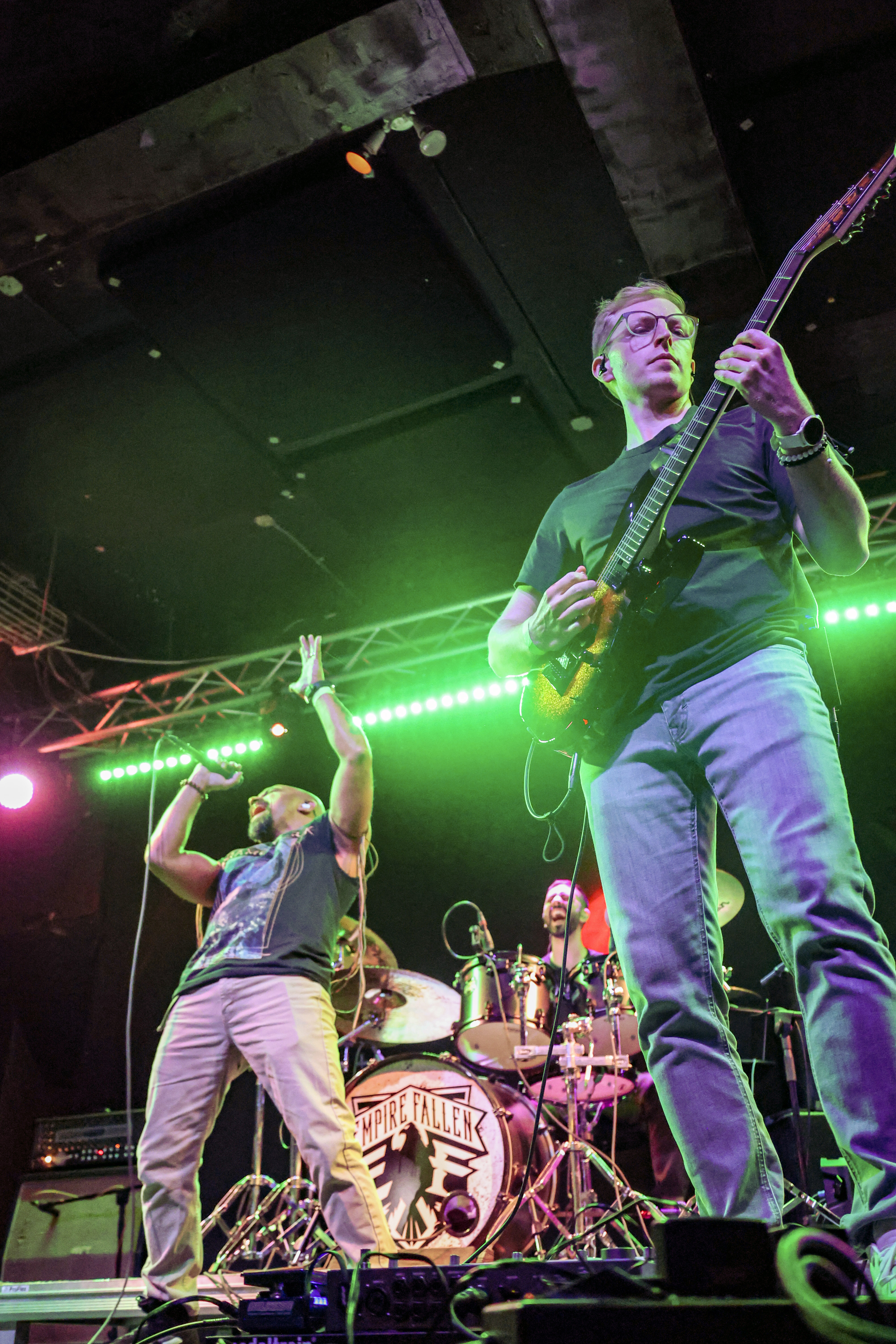 Gage DeZoort performing live on guitar